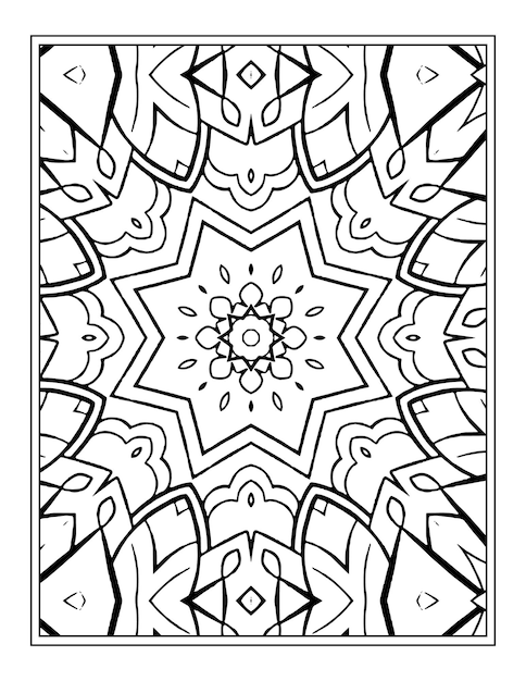 Mandala Para Colorear Para Kdp Interior