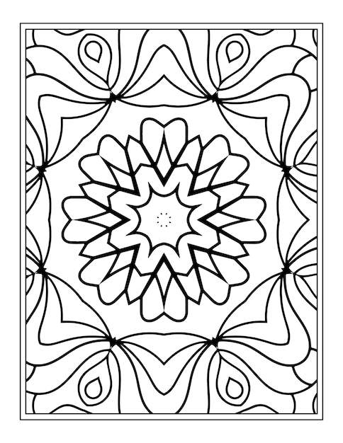 Mandala Para Colorear Para Kdp Interior