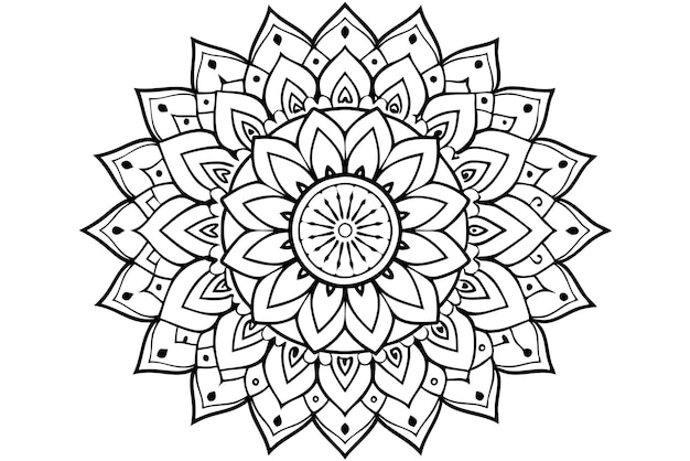 Mandala para colorear un libro Arte de la calma de color con diseños intrincados 15