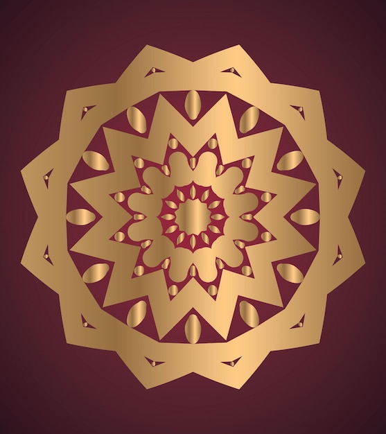 Mandala para colorear libro Ornamento redondo decorativo Patrón de terapia contra el estrés Tejido des
