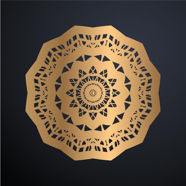 Mandala para colorear libro Ornamento redondo decorativo Patrón de terapia contra el estrés Tejido des