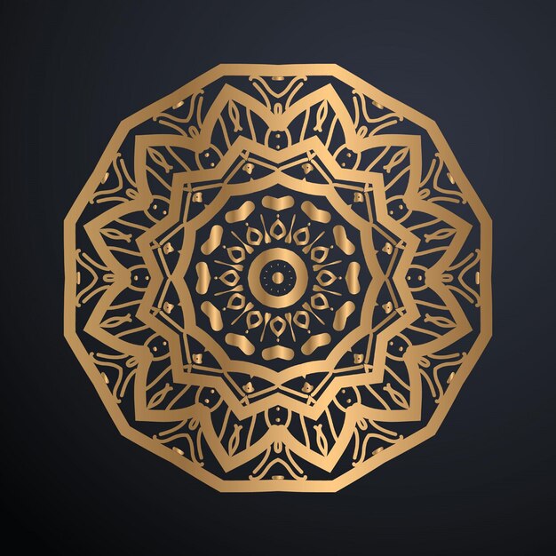 Mandala para colorear libro Ornamento redondo decorativo Patrón de terapia contra el estrés Tejido des