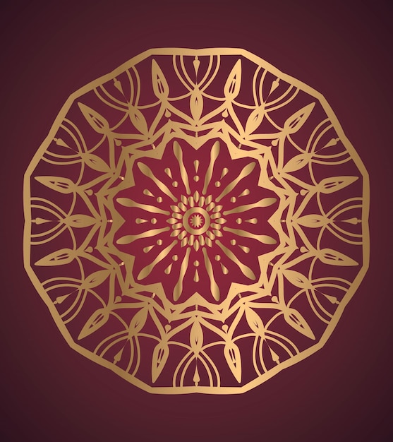 Mandala para colorear libro Ornamento redondo decorativo Patrón de terapia contra el estrés Tejido des