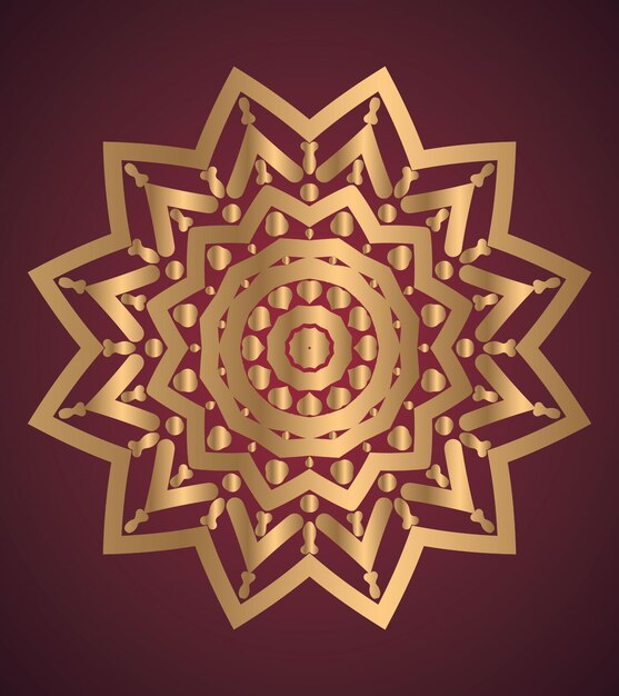 Mandala para colorear libro Ornamento redondo decorativo Patrón de terapia contra el estrés Tejido des