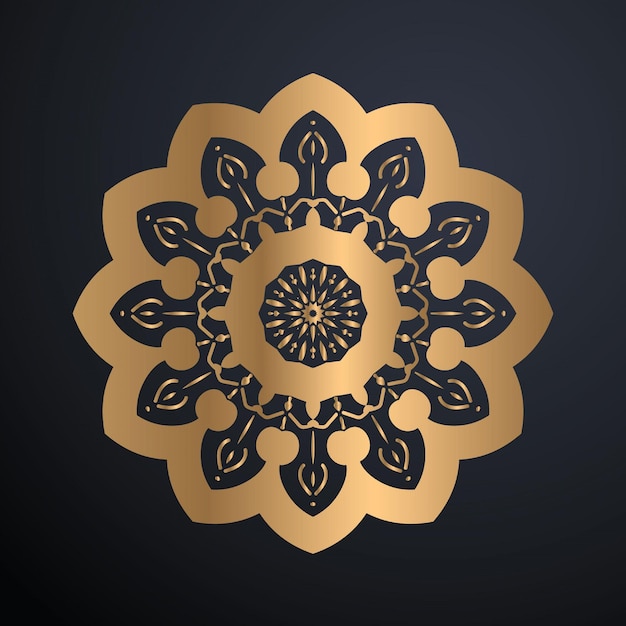 Mandala para colorear libro Ornamento redondo decorativo Patrón de terapia contra el estrés Tejido des