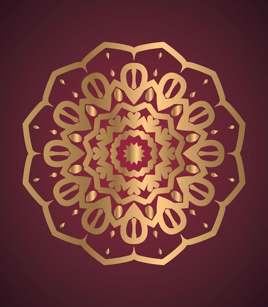 Mandala para colorear libro Ornamento redondo decorativo Patrón de terapia contra el estrés Tejido des