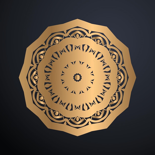 Mandala para colorear libro Ornamento redondo decorativo Patrón de terapia contra el estrés Tejido des