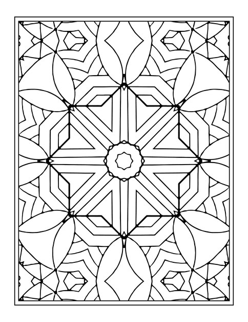 Mandala Para Colorear Pagina Para Colorear