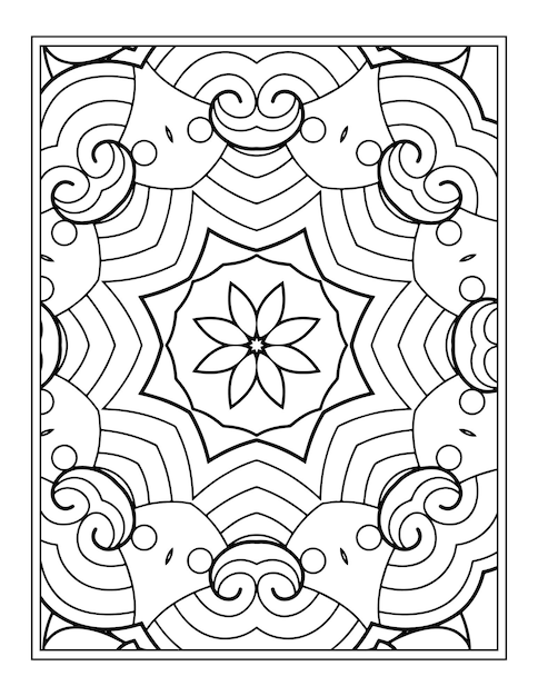 Mandala Para Colorear Pagina Para Colorear