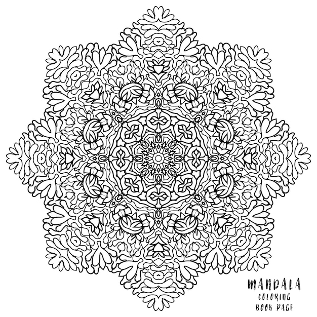 Mandala para colorear.