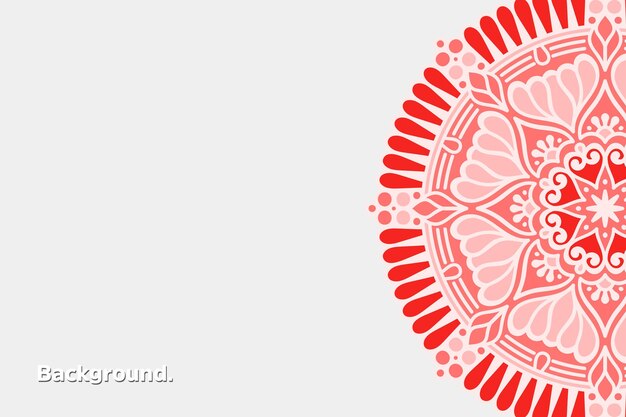 Mandala de colores de fondo dorado de lujo