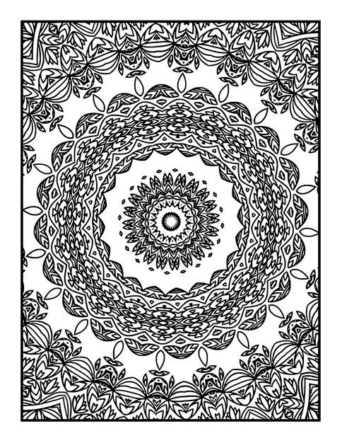 Un mandala colorido con un patrón de calaveras.