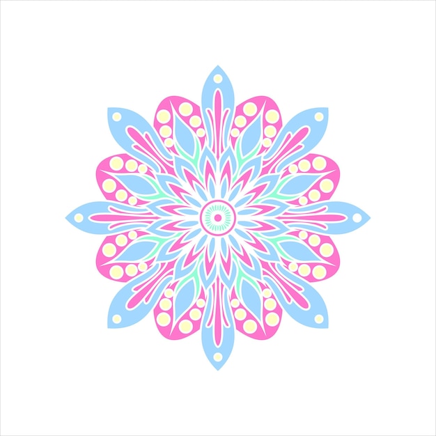 el mandala colorido