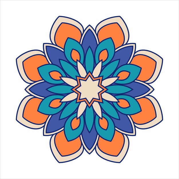 Mandala colorido