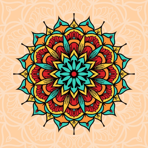 Mandala colorido