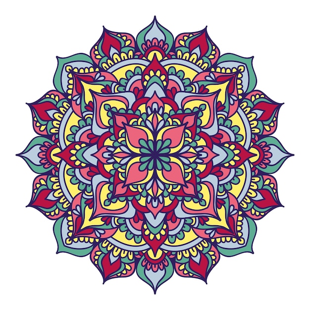 Mandala colorido