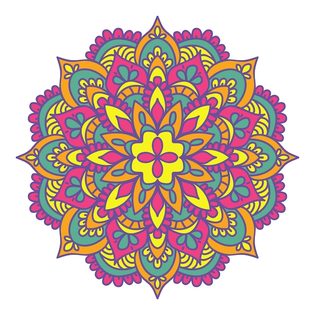 Mandala colorido