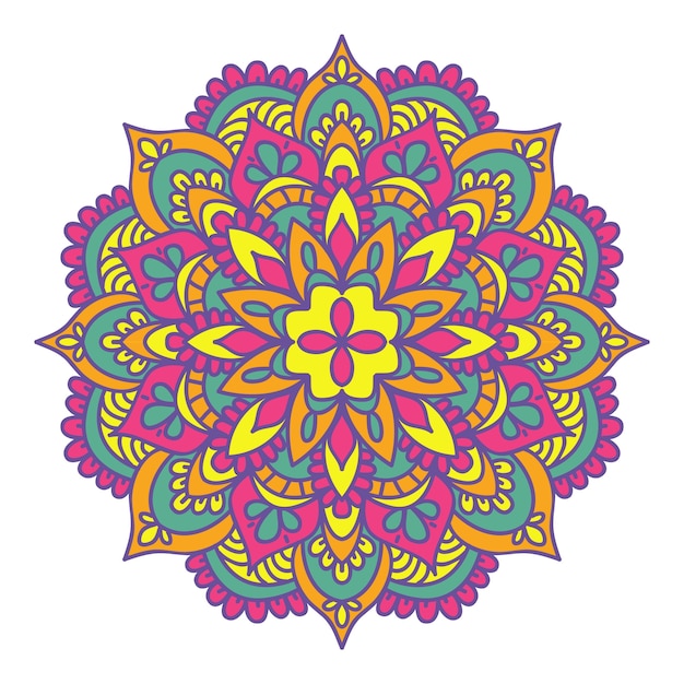 Mandala colorido