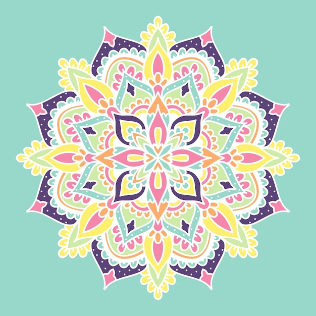 Mandala colorido