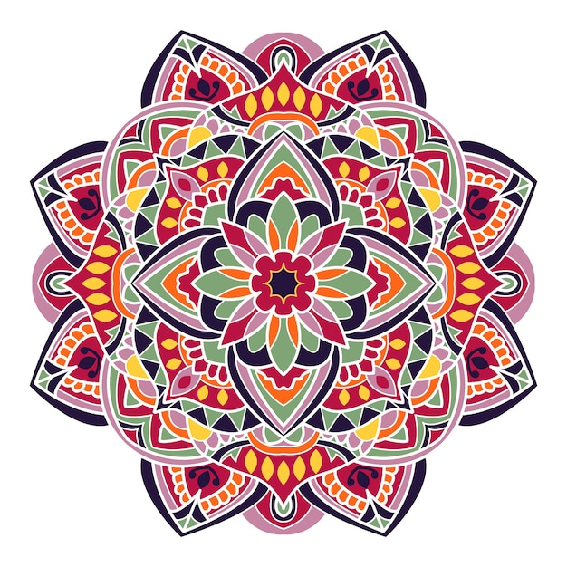 Mandala colorido