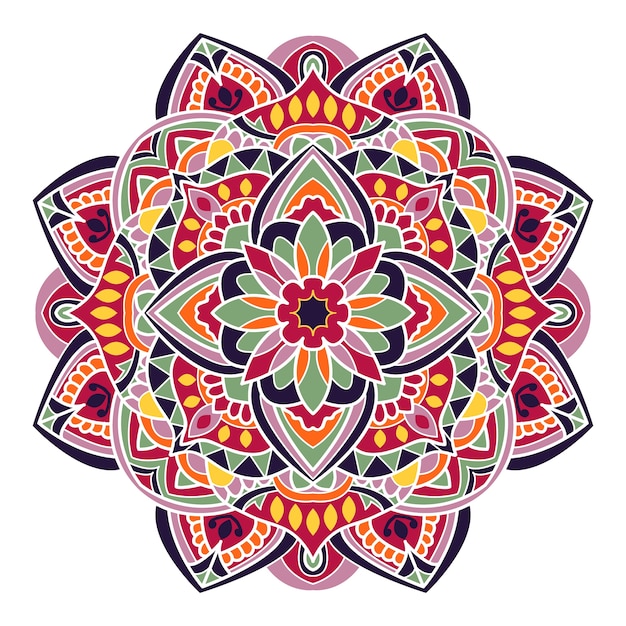 Mandala colorido