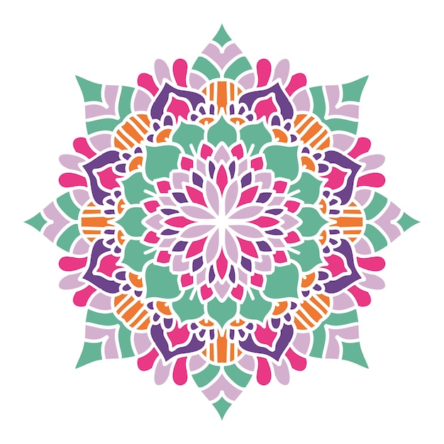 Mandala colorido