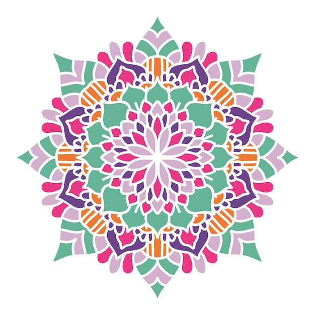 Mandala colorido