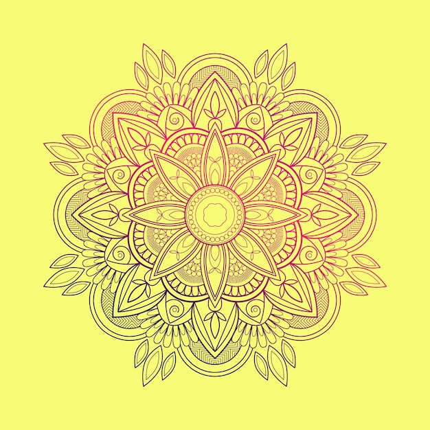 Mandala de contorno