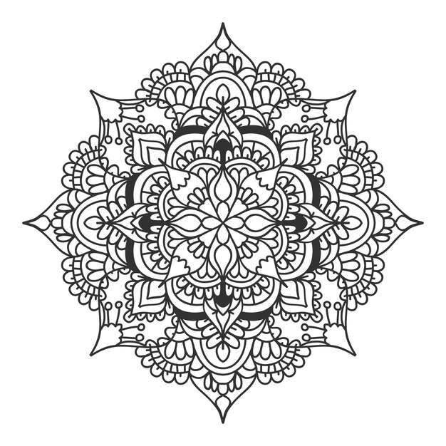 Mandala de contorno