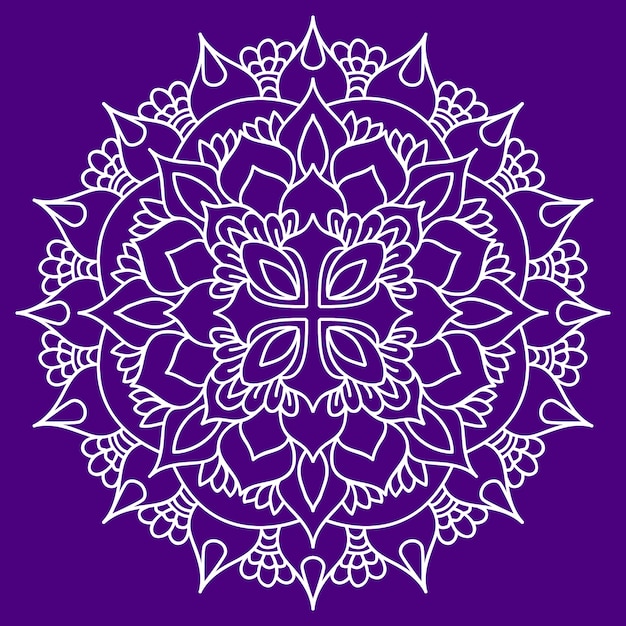 Mandala de contorno