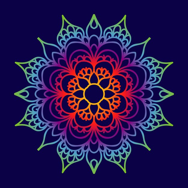 Mandala de contorno