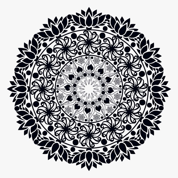 Mandala decorativa de lujo creativo