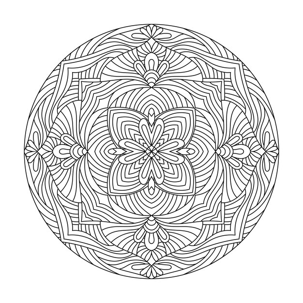 el mandala delineado