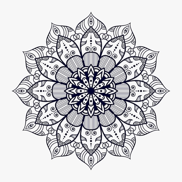 Vector mandala design premium