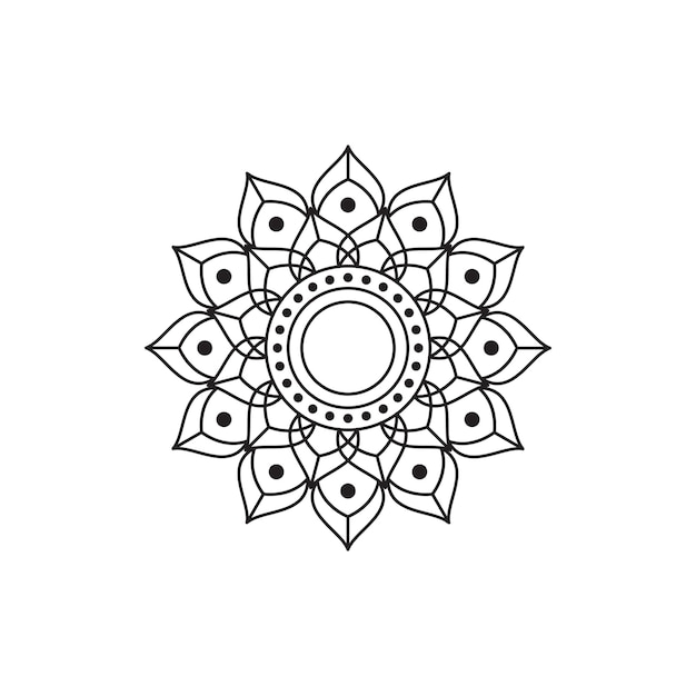 Vector mandala design