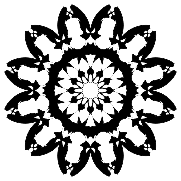 Mandala Diseño artístico en círculo Diseño de mandala simple Mandala floral Mandala arte hermoso Mandala
