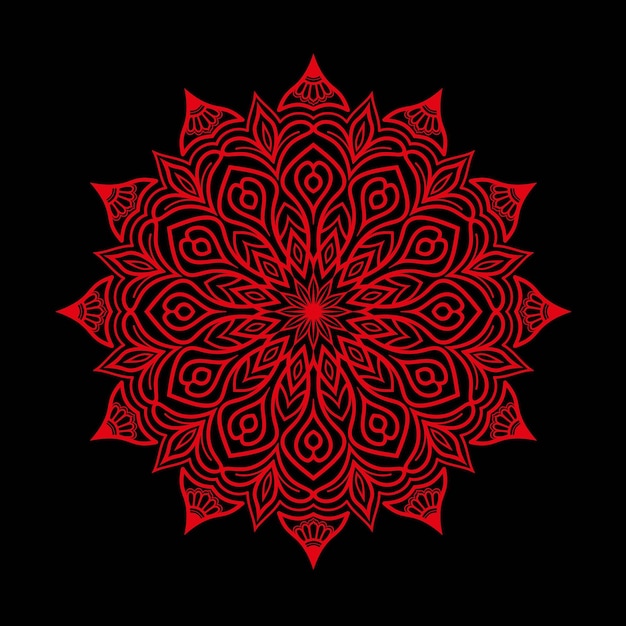 Mandala diseño decorativo y ornamental para colorear página tarjeta de felicitación invitación tatuaje yoga