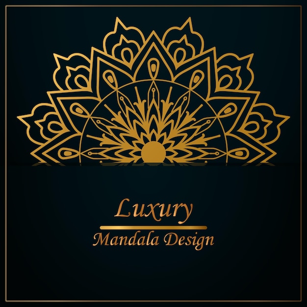 Mandala diseño de lujo