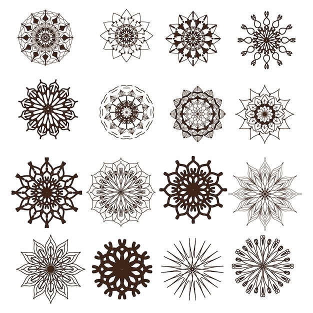 Mandala de diseño de mandala de lujo de mandala negra de fondo de mandala del diseño del logotipo de mandala