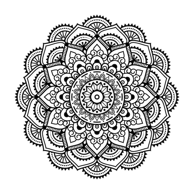 Vector mandala diseño