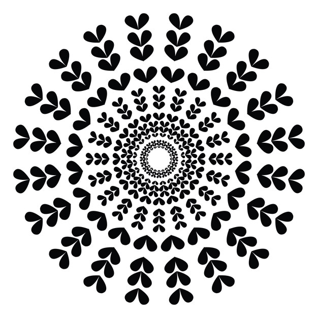 Mandala. Elementos decorativos étnicos. Fondo dibujado a mano. Islam, árabe, indio, motivos otomanos.