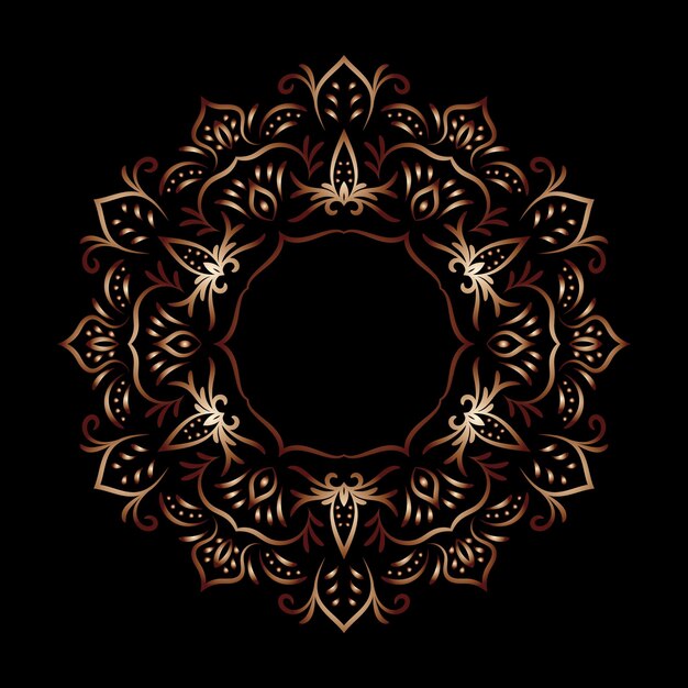 Mandala Elementos decorativos vintage Patrones orientales Ilustración motivos otomanos También se puede encontrar en el interior.