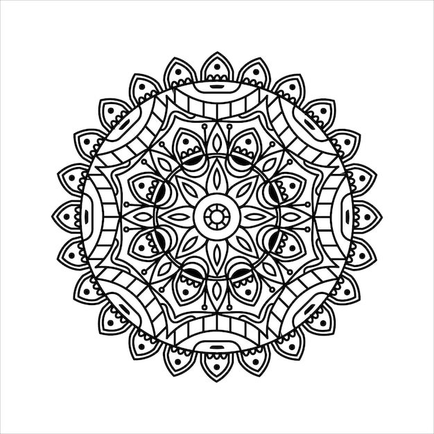 Mandala de esquema creativo