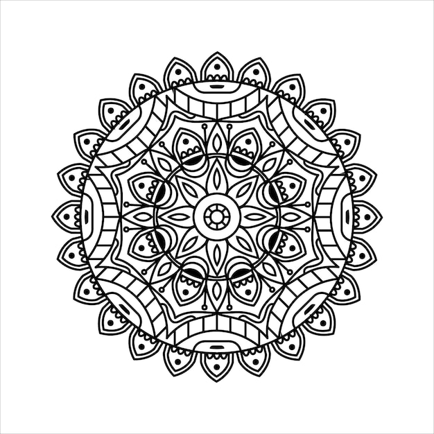 Mandala de esquema creativo