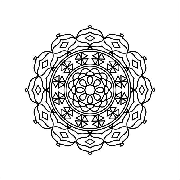 Mandala de esquema creativo