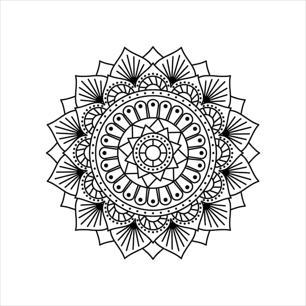Mandala de esquema creativo