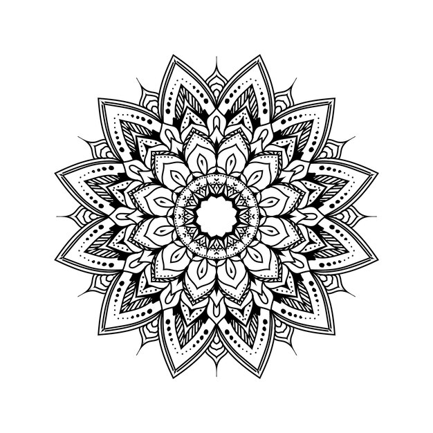 Mandala estilo árabe