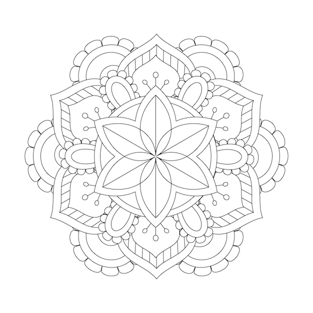 Mandala fácilmente editable y redimensionable