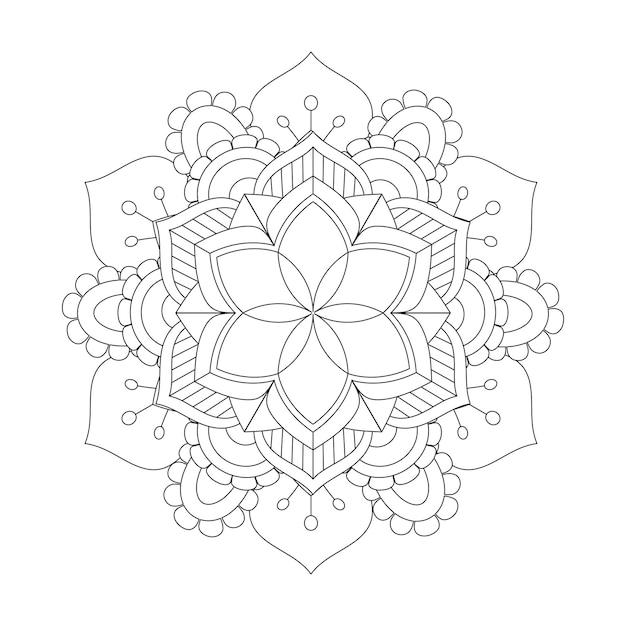 Mandala fácilmente editable y redimensionable