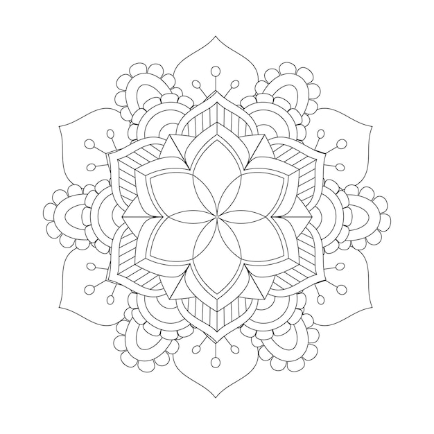 Mandala fácilmente editable y redimensionable